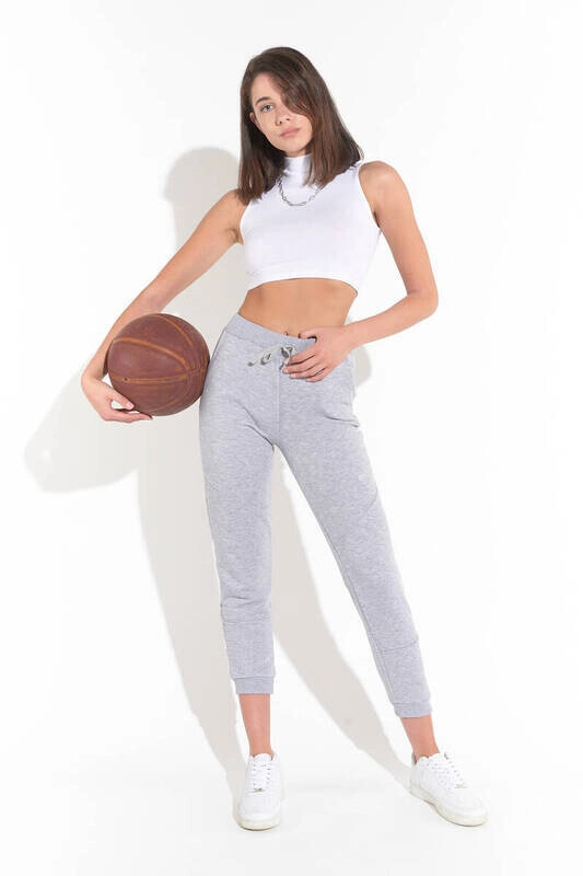 Kadın Beyaz Balıkcı Yaka Sıfır Kol Crop Büstiyer (ZCK0137)